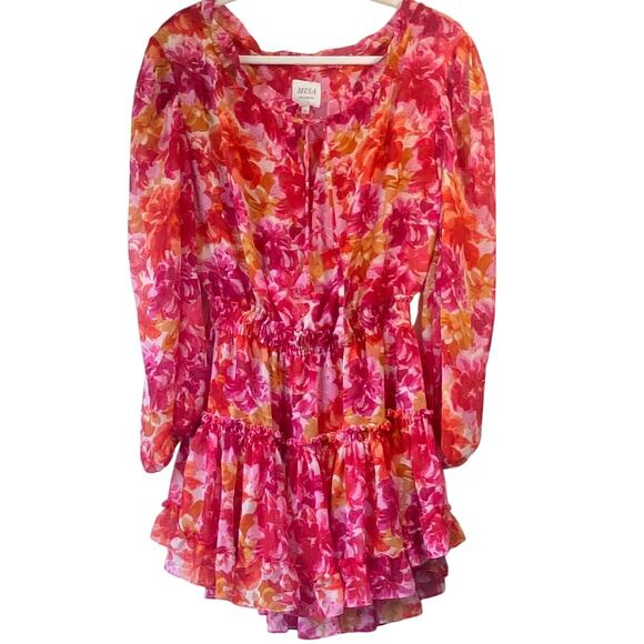 Misa Clementine Dress Floral Burst - Picture 6 of 11